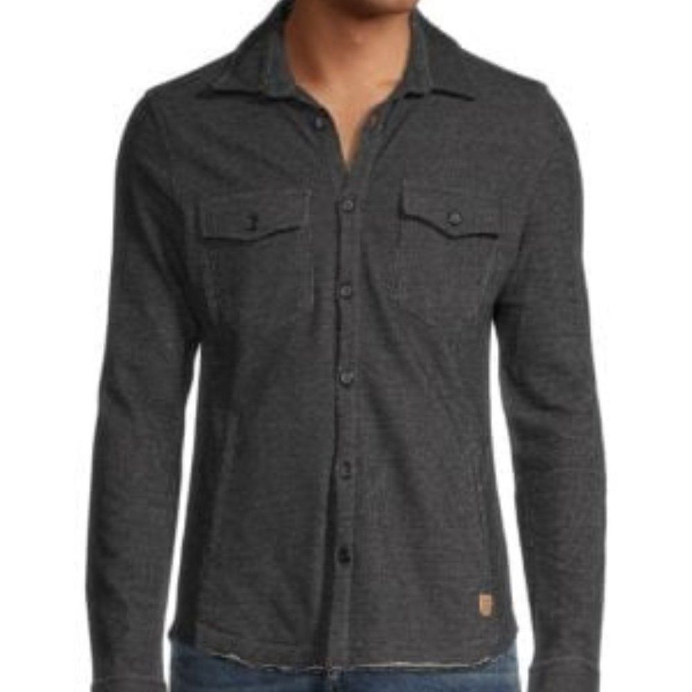 RNT23 Lightweight Shirt Jacket Black Large‎